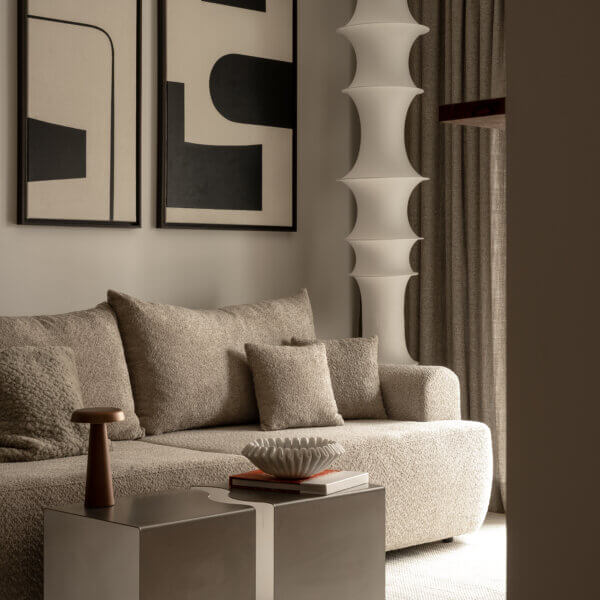 Stalowy stolik kawowy WAVE