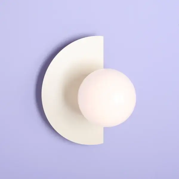 Kinkiet LOOP WALL kremowy