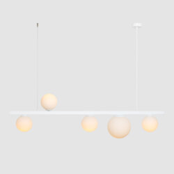 Lampa wisząca GARDA 5 WHITE