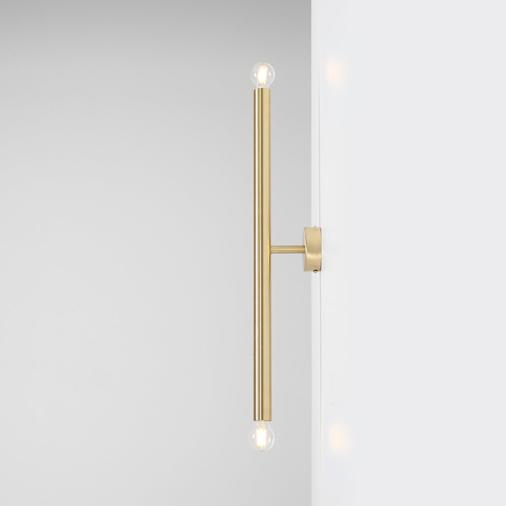 Kinkiet TUBO WALL BRASS S