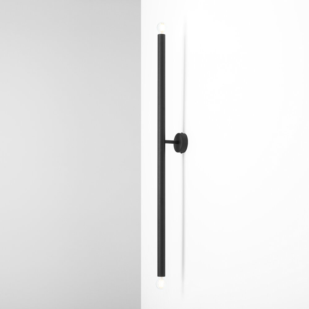 Kinkiet TUBO WALL BLACK L