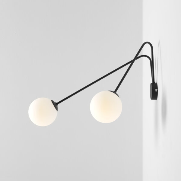 Kinkiet HOLM WALL 2 BLACK L